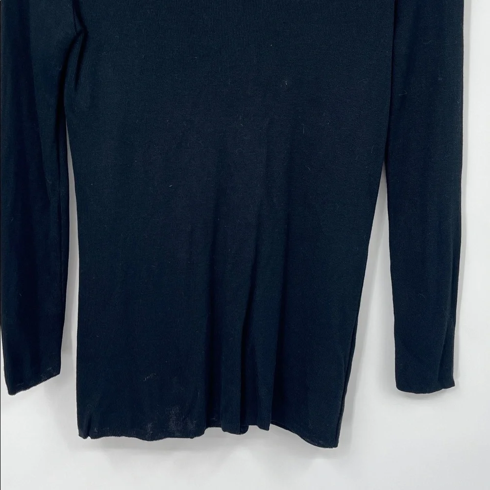 Vintage Emanuel Emanuel Ungaro Black Single Button Cardigan Size Small Petite